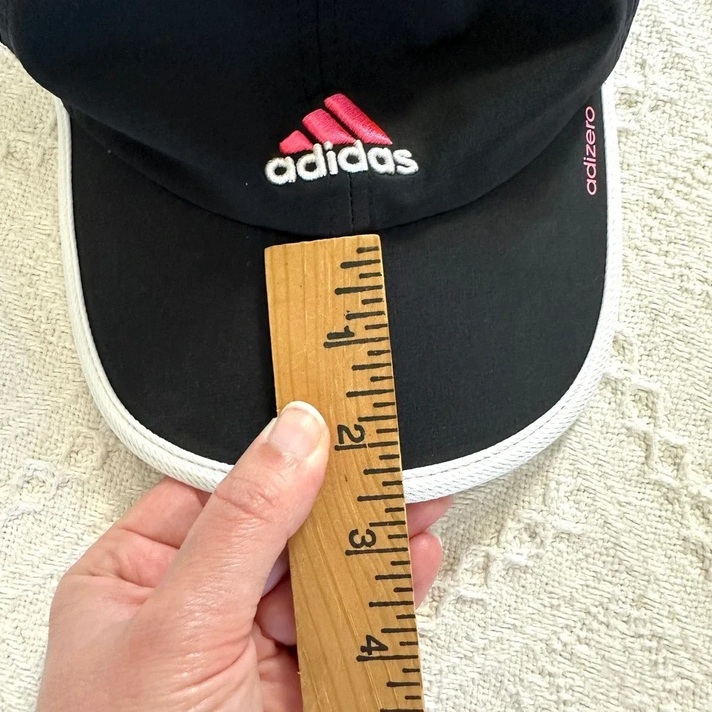 Adidas Adizero Running Hat Black Pink Performance Adjustable Cap‎ OSFA